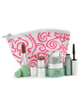 Clinique Travel Set: Superdefense+ Repairwear Eye + Lipstick + Blushwear + Bag --4pcs+1bag
