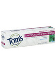 Tom's of Maine Fluoride-Free Antiplaque & Whitening Toothpaste - Peppermint
