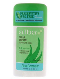Alba Botanica Aloe Unscented Deodorant Stick - 2oz