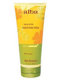 Alba Botanica Cocoa Butter Hand & Body Lotion - 7oz