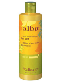 Alba Botanica Cocoa Butter Dry-Repair Hair Wash - 12oz