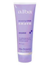 Alba Botanica Unscented Cream Shave - 8oz