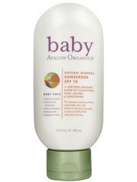 Avalon Organics Baby Natural Mineral Sunscreen SPF 18 - 3.5oz