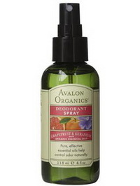 Avalon Organics Grapefruit & Geranium Deodorant Spray - 4oz