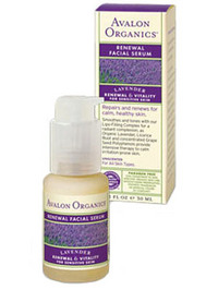 Avalon Organics Lavender Renewal Facial Serum - 1oz