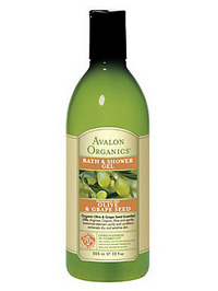 Avalon Organics OLIVE & GRAPE SEED Bath & Shower Gel - 12oz