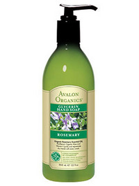 Avalon Organics ROSEMARY Glycerin Liquid Soap - 12oz