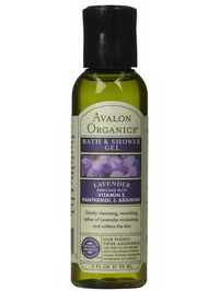 Avalon Organics LAVENDER Bath & Shower Gel 2oz - 2oz