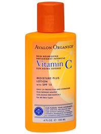 Avalon Organics Vitamin C Moisture Plus Lotion SPF 15 - 4oz