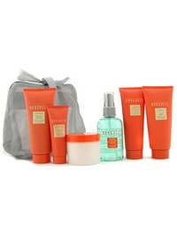 Borghese To Go Set: Spa Soothing Tonic + Active Mud + Body Creme + Cleansing Creme + Salt Scrub + Mo - 7 items