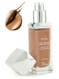 Christian Diorskin Nude Natural Glow Hydrating Makeup SPF 10 No.050 Dark Beige - 1oz