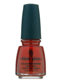 China Glaze Go Crazy Red Nail Polish - 0.65oz