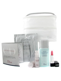 Christian Dior Travel Set: Capture R-Mask+ Capture Totale + Cleansing Oil + Eyezone Fiber Patch + Ro - 6 items