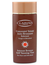 Clarins Intense Bronze Self Tanning Tint For Face & Decollete 125ml/4.2oz - 4.2oz