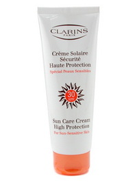 Clarins Sun Care Cream High Protection SPF30 ( For Sun-Sensitive Skin )--125ml/4.4oz - 4.4oz