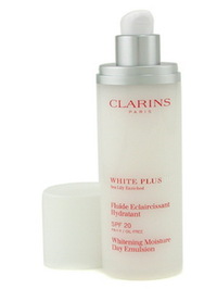 Clarins White Plus HP Whitening Moisture Day Emulsion SPF 20 --50ml/1.7oz - 1.7oz