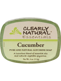 Clearly Natural Glycerine Bar Soap - Cucumber - 4oz