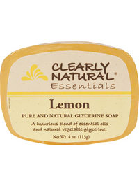 Clearly Natural Glycerine Bar Soap - Lemon - 4oz