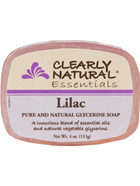 Clearly Natural Glycerine Bar Soap - Lilac - 4oz