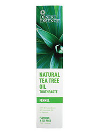 Desert Essence Natural Tea Tree Oil Toothpaste - Fennel - 7oz