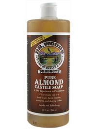 Dr. Woods Castile Soap Pure Almond - 32oz
