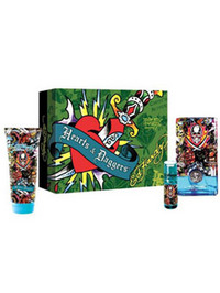 Ed Hardy Heart And Daggers by Christian Audigier for Men Set - 3 pcs