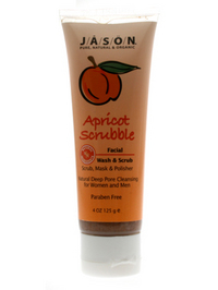 Jason Apricot Scrubble Facewash With Scrubble - 4oz