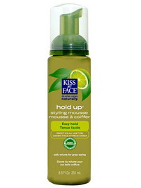 Kiss My Face Hold Up Styling Mousse with Organic Botanicals - 8.5oz