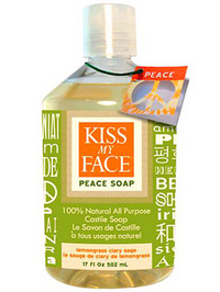 Kiss My Face Peace Soap Lemongrass Clary Sage - 17oz