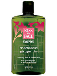 Kiss My Face Shower/Bath Gel Mandarin Ginger Lily - 16oz