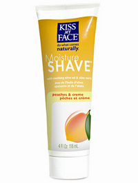 Kiss My Face Moisture Shave Cream Peaches & Cream - 4oz
