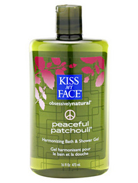 Kiss My Face Shower/Bath Gel Peaceful Patchouli - 16oz