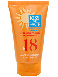 Kiss My Face Oat Protein Sun Screen SPF 18 - 4oz