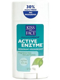 Kiss My Face Active Enzyme Deodorant Stick Fragrance Free - 1.7oz