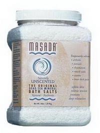 Masada Dead Sea Mineral Bath Salts Unscented - 64 oz