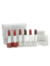 Nina Ricci Lipstick Colour Collection (Velvet Set 1) - 6x0.12oz