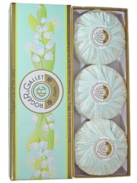 Roger & Gallet Lily of the Valley Boxed Soap Trio - 3x3.5oz