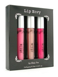 Stila Lip Envy Silk Shimmer Lip Gloss Trio (Wild Pink, Beige Shimmer, Hibiscus) - 3x0.33oz