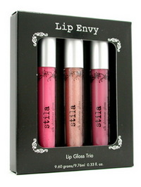 Stila Lip Envy Silk Shimmer Lip Gloss Trio (Wild Pink, Beige Shimmer, Violet Mauve Plum) - 3x0.33oz