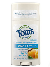 Tom's of Maine Long-Lasting Care Deodorant Stick - Apricot - 2.25oz