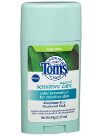 Tom's of Maine Sensitive Care Deodorant Stick - Bay Lime - 2.25oz