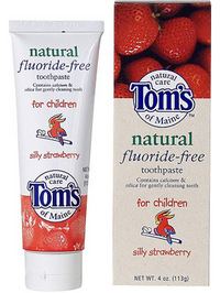 Tom's of Maine Fluoride-Free Children's Toothpaste - Silly Strawberry - 4oz