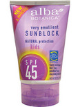 Alba Botanica Kids SUNBLOCK SPF 45