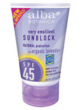 Alba Botanica Lavender SUNBLOCK SPF 45