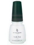 China Glaze Quiktop Top Coat For Artificial Nails