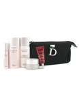 Christian Dior Capture Totale Set: Cleansing Milk + Concentrated Lotion + Creme + Concentrate + One Essential + Black Bag