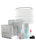 Christian Dior Travel Set: Capture R-Mask+ Capture Totale + Cleansing Oil + Eyezone Fiber Patch + Rouge Dior + Bag