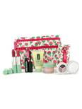 Clinique Travel Set: DDML + Moisture Surge Gel + 2xLipstick + Mascara + Eyeshadow + Lipstick Pouch + Bag --7pcs+1bag