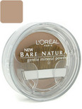 L'Oreal Bare Naturale Gentle Mineral Powder Compact with Brush - 414 Creamy Natural