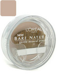 L'Oreal Bare Naturale Gentle Mineral Powder Compact with Brush - 408 Soft Ivory